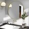 20 Inch Round Mirror, Gold Metal Frame Circle Mirror, Wall Mirror for Entryway, Bathroom, Vanity, Living Room, Gold Circle Mirror